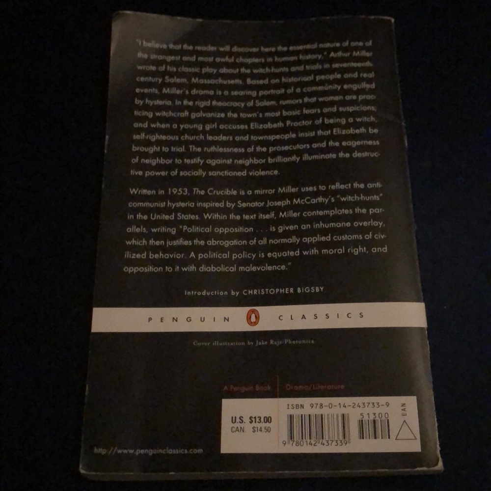 The Crucible by Arthur Miller - Picture 2 of 2